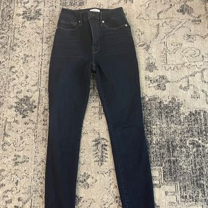 Good American Dark Jeans High Waist 2 26